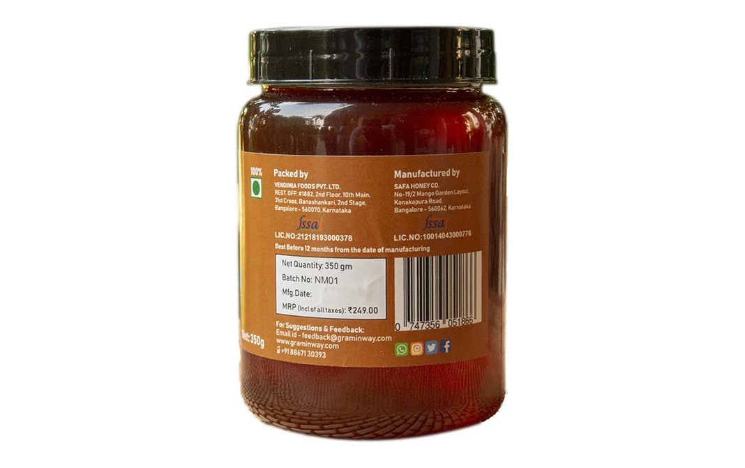 Graminway Neem Honey    Jar  350 grams